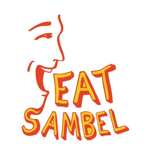 lca22 - logo Eat Sambel - client sewa booth jakarta