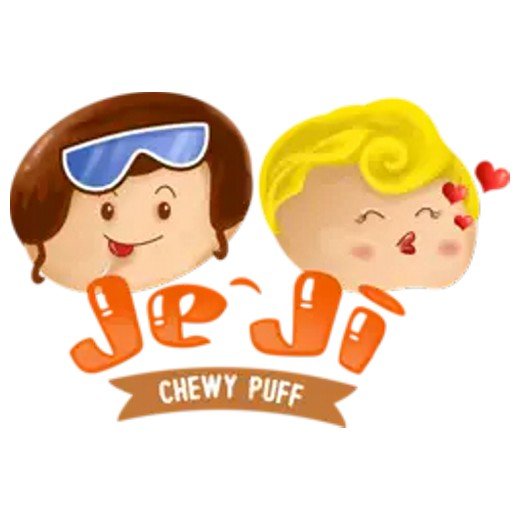 lca34 - logo Jeji Chewy Puff - client sewa booth jakarta