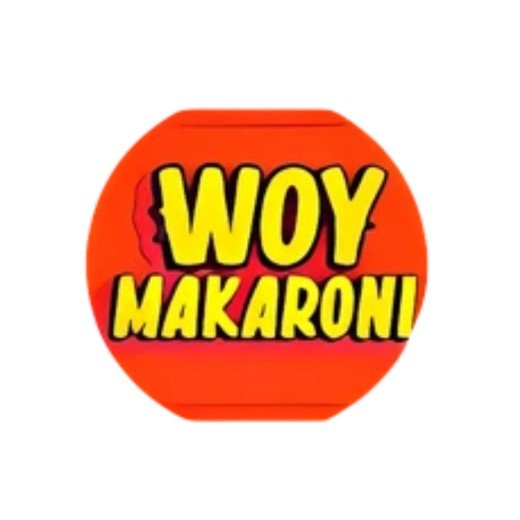 lca63 - logo Woy Makaroni - client sewa booth jakarta